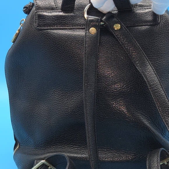 MCM Black Leather Backpack - Project Bag